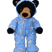 Blue Snowman Hoodie Footies | Bear World.