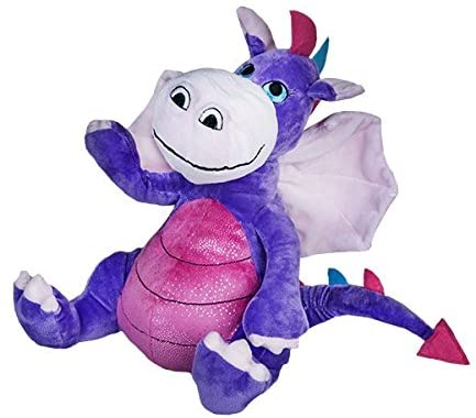 Purple dragon stuffed best sale animal