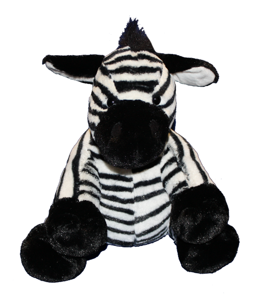 zebra teddy bear