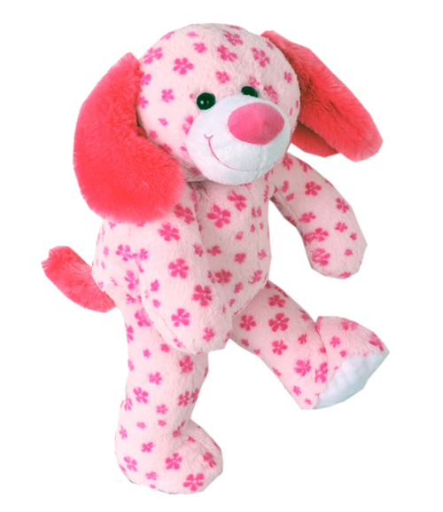 Pink dog stuffed animal online